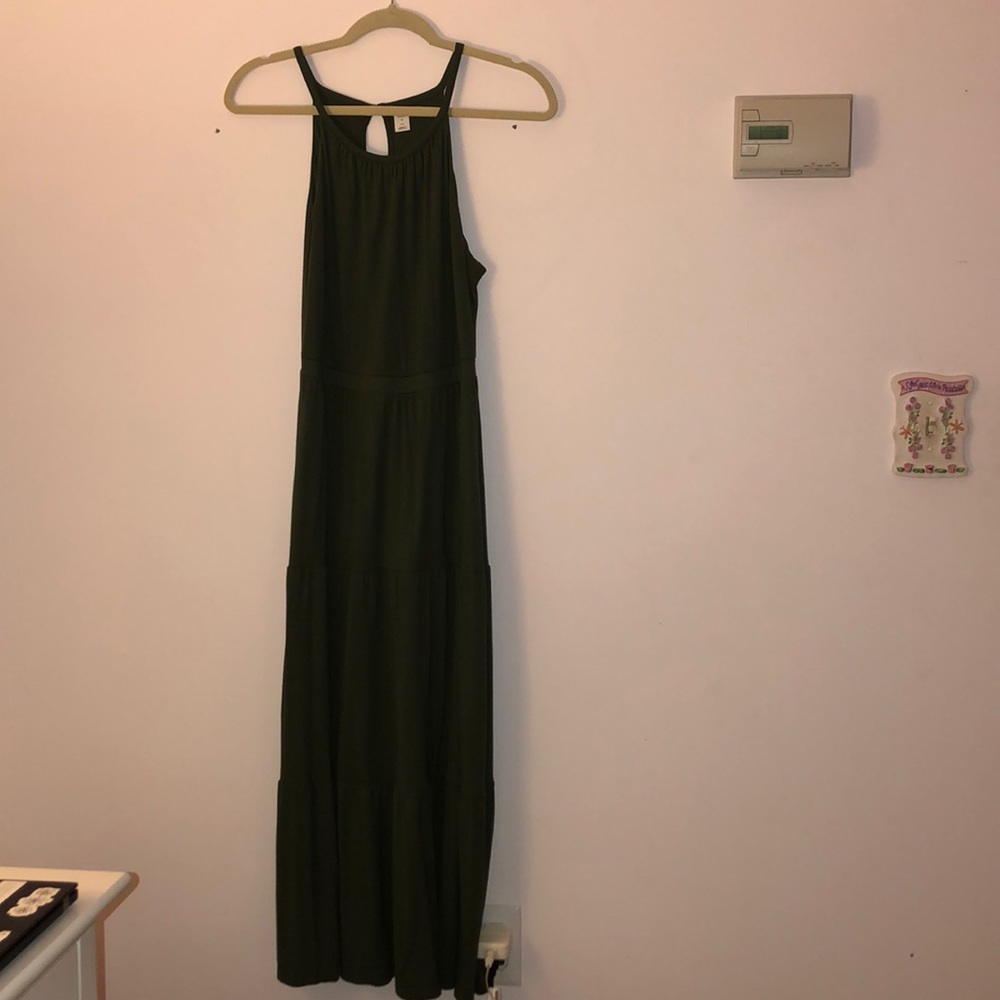 Olive Green Maxi Dress